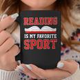Book Reading Reading Is My Favorite Sport Graphic Print Coffee Mug Unique Gifts Book Reading Reading Is My Favorite Sport Graphic Print Coffee Mug Unique Gifts