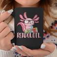 Book Reading Readolotl Amphibian Animal Bookworm Axolotl Graphic Print Coffee Mug Unique Gifts