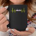 Book Shelf Heartbeat Graphic Print Coffee Mug Unique Gifts