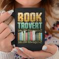 Book Trovert Introvert Reader Graphic Print Coffee Mug Unique Gifts