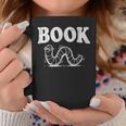 Book Worm Visual Pun Vintage Reading Lover Graphic Print Coffee Mug Unique Gifts