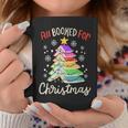 All Booked For Christmas Book Lovers Xmas Tree Women Graphic Print Coffee Mug Unique Gifts