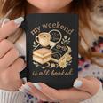 My Weekend Is All Booked Cozy Book Lover Reading Graphic Print Coffee Mug Unique Gifts