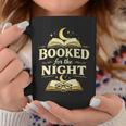 Booked For The Night Reading Quote Book Lovers Graphic Print Coffee Mug Unique Gifts Booked For The Night Reading Quote Book Lovers Graphic Print Coffee Mug Unique Gifts