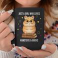 Bookish Girl Present Just a Girl Who Loves Hamster And Books Graphic Print Coffee Mug Unique Gifts Bookish Girl Present Just a Girl Who Loves Hamster And Books Graphic Print Coffee Mug Unique Gifts