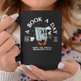 Bookish Mental Health Book A Day Retro Read More Book Graphic Print Coffee Mug Unique Gifts
