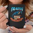 Booknerd Easily Distracted By Dragons And Books Dragon Lover Graphic Print Coffee Mug Unique Gifts