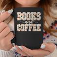 Books & Coffee Floral Graphic Print Coffee Mug Unique Gifts