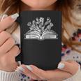 Books Flowers Library Bibliophile Literature Novel Bookworm Graphic Print Coffee Mug Unique Gifts