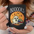 Books Ghost Boooks Halloween Reading Librarian Teacher Book Graphic Print Coffee Mug Unique Gifts