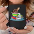 Books Sea Otter Teacher Graphic Print Coffee Mug Unique Gifts