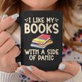I Like My Books With a Side Of Panic Thriller Graphic Print Coffee Mug Unique Gifts I Like My Books With a Side Of Panic Thriller Graphic Print Coffee Mug Unique Gifts