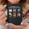 Books Things I Do In My Spare Time Reading Graphic Print Coffee Mug Unique Gifts