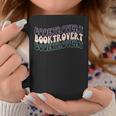 Booktrovert Groovy Read Books Avoid People & I Know Things Graphic Print Coffee Mug Unique Gifts