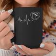 Bookworm Books Heartbeat Book Graphic Print Coffee Mug Unique Gifts