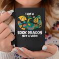 Bookworm Books Reading I Am A Book Dragon Graphic Print Coffee Mug Unique Gifts