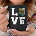Bookworm Love Book Lover Reading Librarian Graphic Print Coffee Mug Unique Gifts