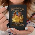 Bookworm Please I'm a Book Dragon Dragon Books Lovers Graphic Print Coffee Mug Unique Gifts