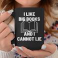 Bookworm Pun I Like Big Books And I Cannot Lie Reading Graphic Print Coffee Mug Unique Gifts