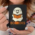 Booooks Ghost Boo Read Books Library Teacher Halloween Cute Men Women Kids Graphic Print Coffee Mug Unique Gifts