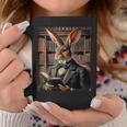 Bunny Reading Book Rabbit Bow Tie Happy Easter Boys Girl Kid Graphic Print Coffee Mug Unique Gifts