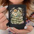 Camo Floral Books Wildflower Botanical Reading Lover Graphic Print Coffee Mug Unique Gifts