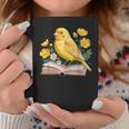 Canary Bird Floral Book Yellow Bird Reading Bookish Teacher Graphic Print Coffee Mug Unique Gifts Canary Bird Floral Book Yellow Bird Reading Bookish Teacher Graphic Print Coffee Mug Unique Gifts