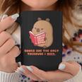 CapyFun Books Are The Only Treasure I Need Capybara Kids Graphic Print Coffee Mug Unique Gifts