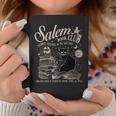 Cat Witch Salem Book Club Reading Halloween Book Lover Graphic Print Coffee Mug Unique Gifts