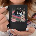 Cats Books & Coffee For Cat Lovers In Relaxed Weekend Graphic Print Coffee Mug Unique Gifts Cats Books & Coffee For Cat Lovers In Relaxed Weekend Graphic Print Coffee Mug Unique Gifts
