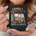 Cats And Books Easily Distracted By Cats And Books Graphic Print Coffee Mug Unique Gifts Cats And Books Easily Distracted By Cats And Books Graphic Print Coffee Mug Unique Gifts