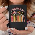 Chapter 10th Birthday Bookworm 10 Years Old For Book Loves Graphic Print Coffee Mug Unique Gifts