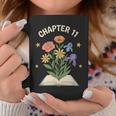 Chapter 11 Floral Book Birthday Reading Lover Graphic Print Coffee Mug Unique Gifts