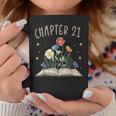 Chapter 21st Birthday Bookworm 21 Years Old For Book Lovers Graphic Print Coffee Mug Unique Gifts