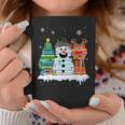 Christmas Tree Snowman Reindeer Book Stack Tee Librarian Graphic Print Coffee Mug Unique Gifts