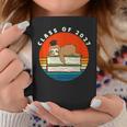 Class Of 2027 Meme Sloth Graduation Cap Sleeping On Books Graphic Print Coffee Mug Unique Gifts