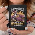 Coffee Book Witchcraft Witch Witches Bookish Reader Reading Graphic Print Coffee Mug Unique Gifts