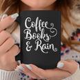 Coffee Books & Rain Shirt Graphic Print Coffee Mug Unique Gifts