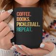 Coffee Books Pickleball Reading Lovers Bookworm Graphic Print Coffee Mug Unique Gifts