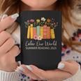 Color Our World Summer Reading 2025 Floral Cute Book Lover Graphic Print Coffee Mug Unique Gifts Color Our World Summer Reading 2025 Floral Cute Book Lover Graphic Print Coffee Mug Unique Gifts