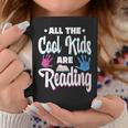 All The Cool Kids Are Reading Book Vintage Retro Sunset Graphic Print Coffee Mug Unique Gifts