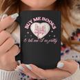 Coquette Reading Book Love Pink Bow Bookish Mom & Daughter Graphic Print Coffee Mug Unique Gifts