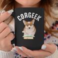 Corgee Lovers Corgeek Book Lovers Graphic Print Coffee Mug Unique Gifts