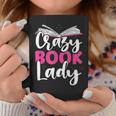 Crazy Book Lady Bookworm Book Lovers Graphic Print Coffee Mug Unique Gifts