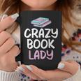 Crazy Book Lady Book Lover Graphic Print Coffee Mug Unique Gifts Crazy Book Lady Book Lover Graphic Print Coffee Mug Unique Gifts