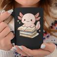Cute Axolotl Reading Books Shirt Kawaii Axolotl Lover Graphic Print Coffee Mug Unique Gifts Cute Axolotl Reading Books Shirt Kawaii Axolotl Lover Graphic Print Coffee Mug Unique Gifts
