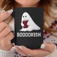 Cute Bookish Halloween Ghost Readers And Book Lovers Graphic Print Coffee Mug Unique Gifts