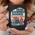 Cute Bookworm Tees Read Banned Books Drink Coffee Small -Adults Graphic Print Coffee Mug Unique Gifts