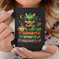Cute Dragon Read Books Be Kind Stay Weird Fantasy Lovers Graphic Print Coffee Mug Unique Gifts