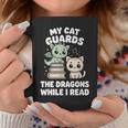 Cute Fantasy Book Reader Apparel Cat Dragon Bookish Magic Graphic Print Coffee Mug Unique Gifts Cute Fantasy Book Reader Apparel Cat Dragon Bookish Magic Graphic Print Coffee Mug Unique Gifts